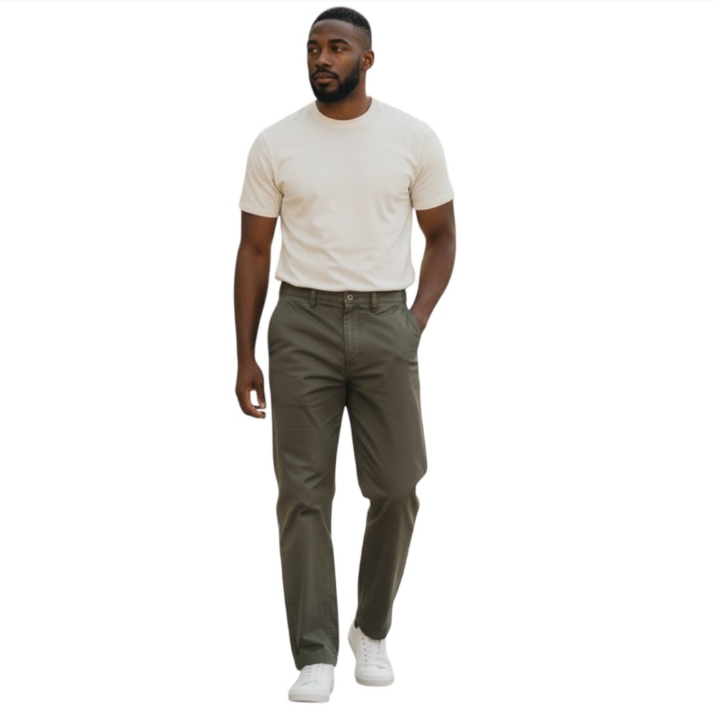 GAP Loose Fit Men's Brown Khakis Loose Fit 38x30 EUC Casual Everyday Classic